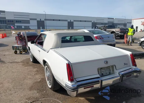 1984 Cadillac Eldorado Biarritz из США, поврежденный, VIN 1G6AL6783EE643806